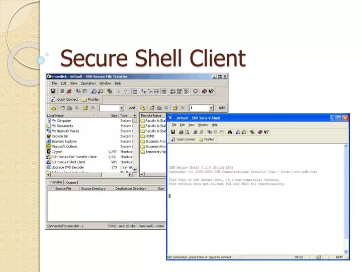 secure shell client