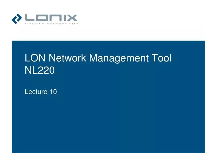 lon network management tool nl220
