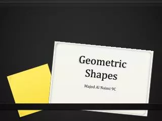 Geometric Shapes