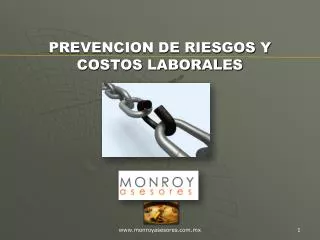 prevencion de riesgos y costos laborales