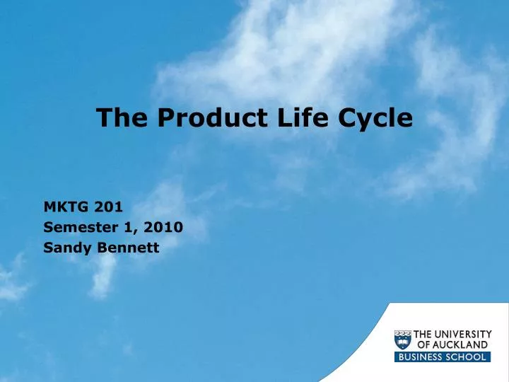 the product life cycle