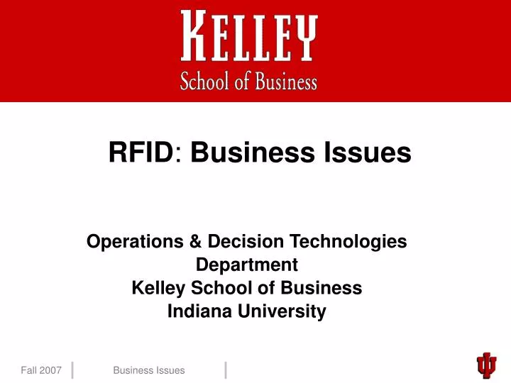 rfid business issues