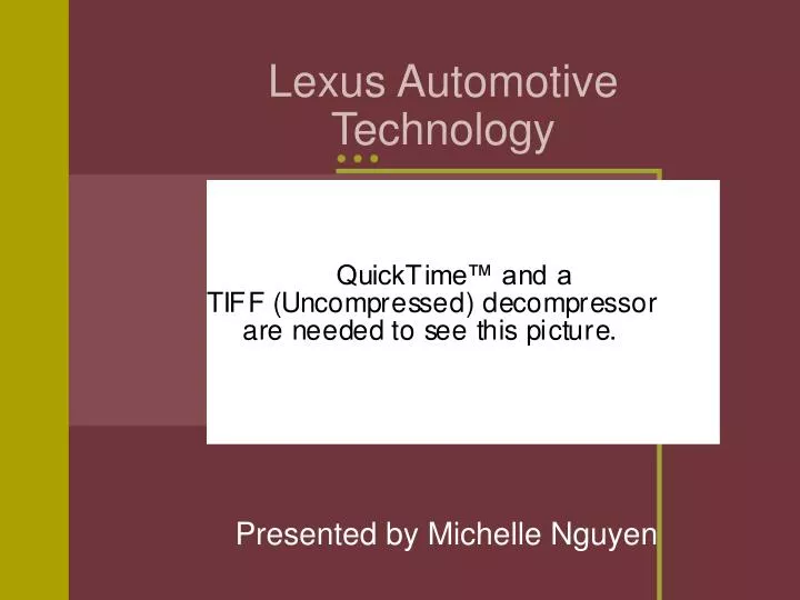 lexus automotive technology