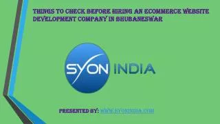 Things to check before hiring Ecommerce Development Company