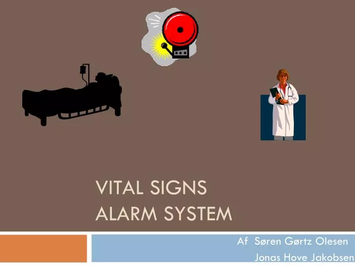 vital signs alarm system