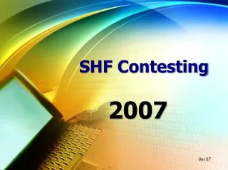 shf contesting