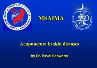Acupuncture in skin diseases by Dr. Pavel Schwarts