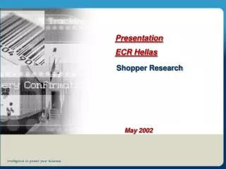 Presentation ECR Hellas