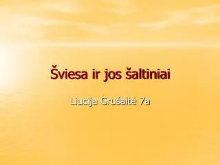 viesa ir jos altiniai