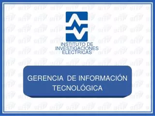 gerencia de informaci n tecnol gica