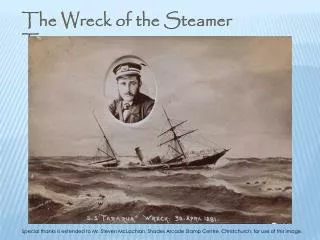 The Wreck of the Steamer Tararua
