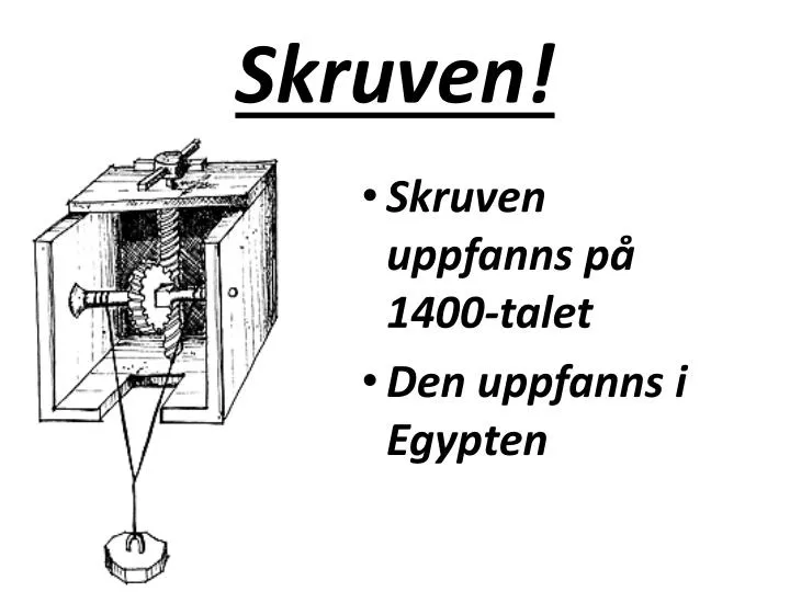 skruven