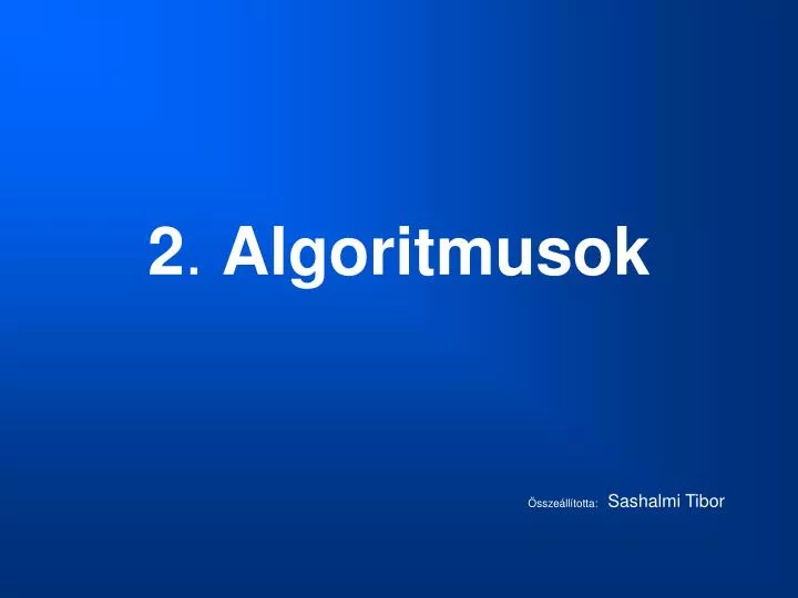 2 algoritmusok