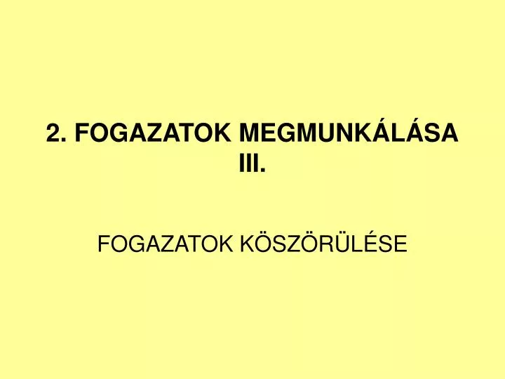 2 fogazatok megmunk l sa iii