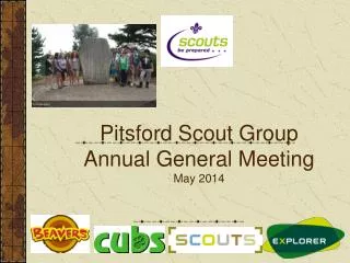 Pitsford Scout Group Annual General Meeting May 2014
