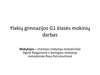 ylaki gimnazij os g1 klas s mokini darbas