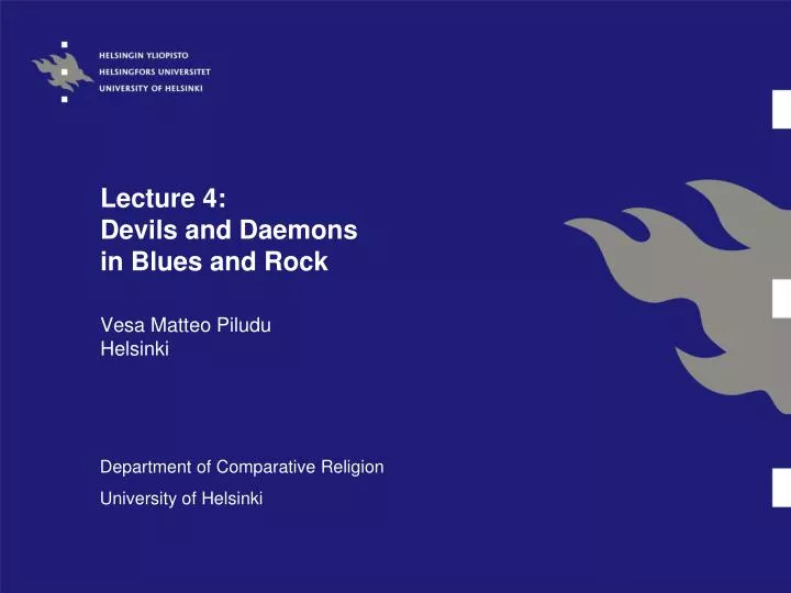 lecture 4 devils and daemons in blues and rock
