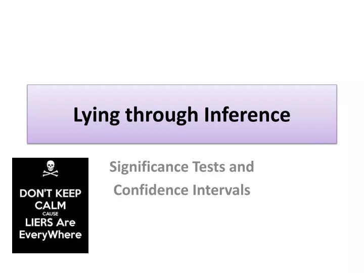 lying through inference