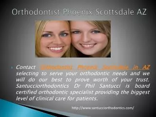 Orthodontist Phoenix Scottsdale AZ