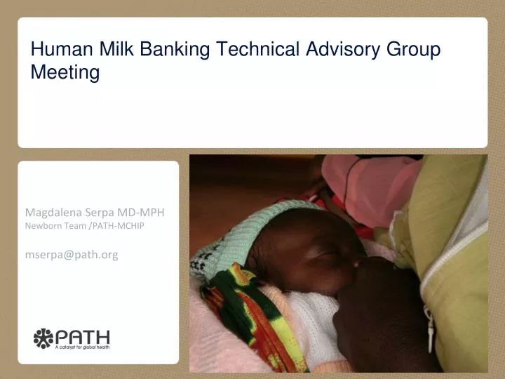 human milk banking technical advisory group meeting