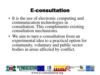 E- consultation