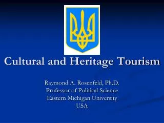 Cultural and Heritage Tourism