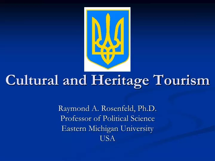 cultural and heritage tourism