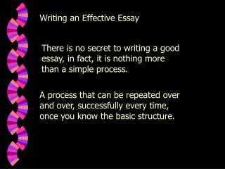 Writing an Effective Essay