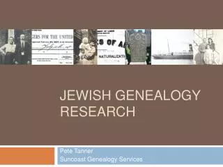 JEWISH GENEALOGY RESEARCH