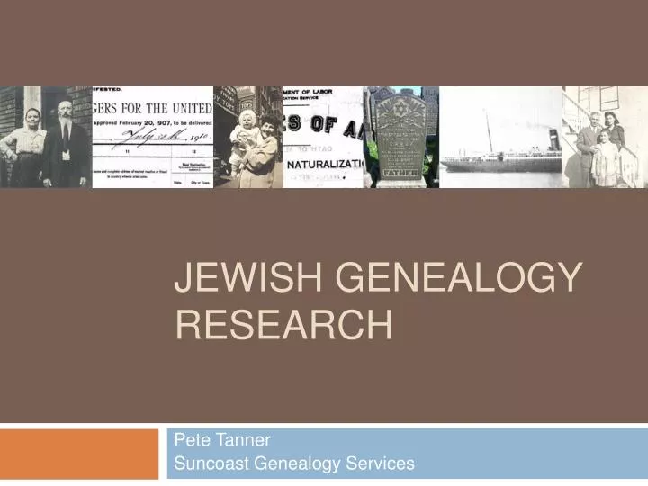 jewish genealogy research