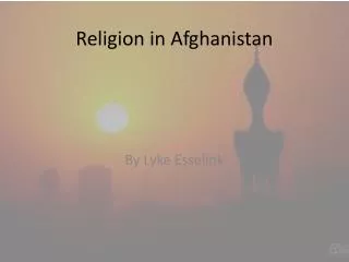 Religion in Afghanistan