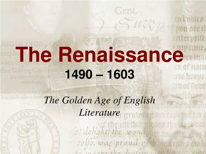 the renaissance 1490 1603
