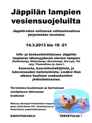 j ppil n lampien vesiensuojeluilta