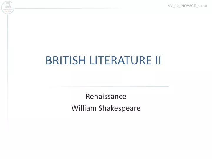 british literature ii