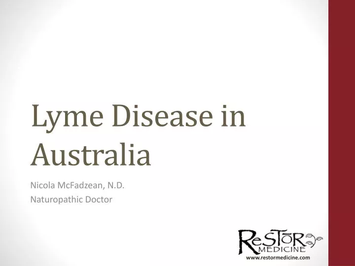 lyme disease in australia