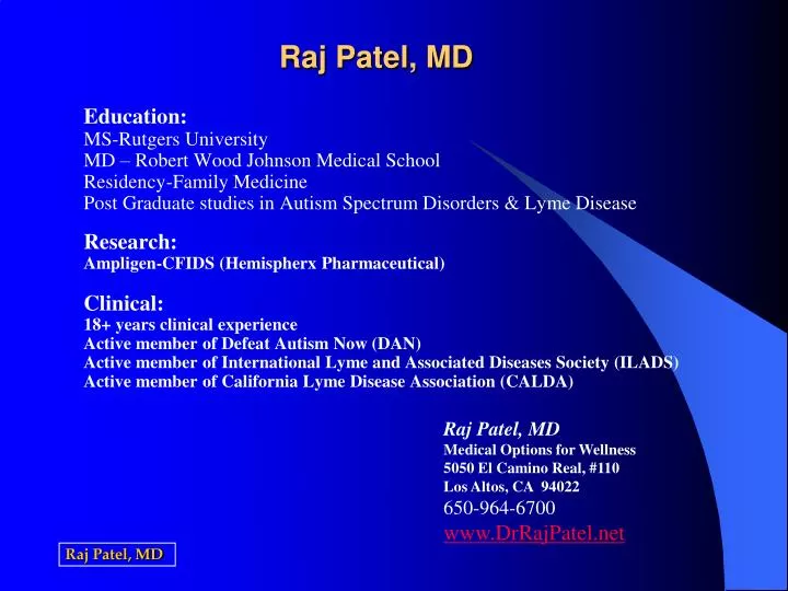 raj patel md