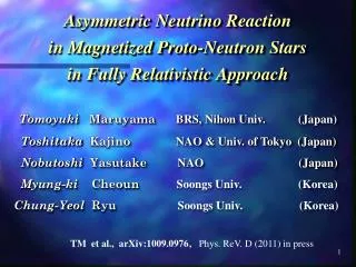 Asymmetric Neutrino Reaction in Magnetized Proto-Neutron Stars in Fully Relativistic Approach