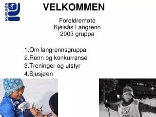 velkommen