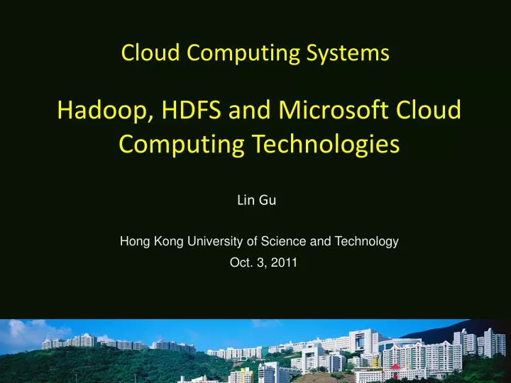cloud computing systems