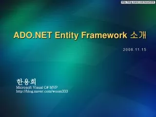 ADO.NET Entity Framework ??