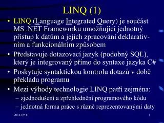 linq 1