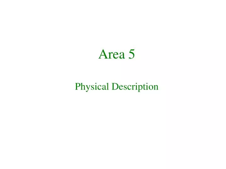 area 5