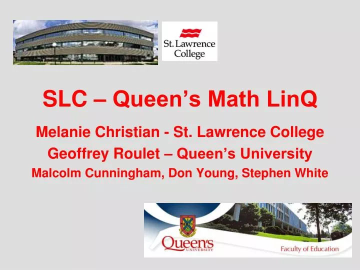 slc queen s math linq