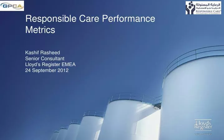 responsible care performance metrics