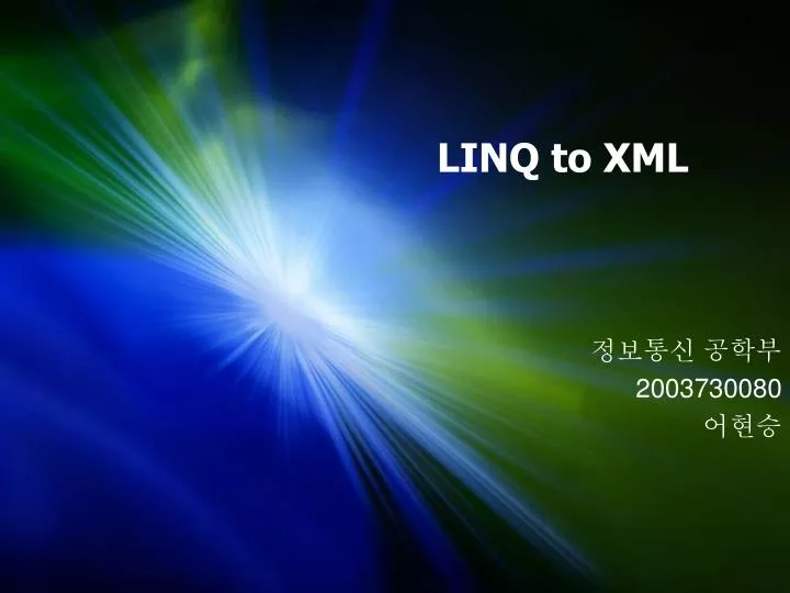 linq to xml