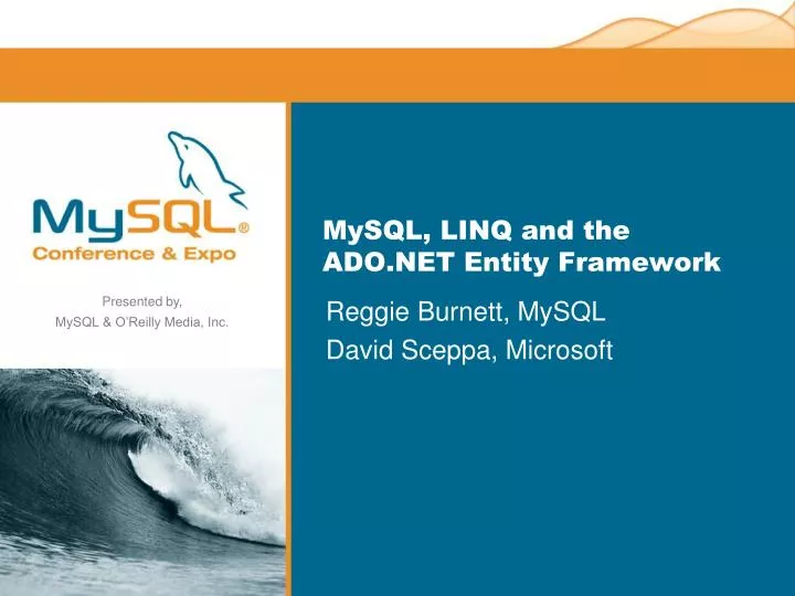 mysql linq and the ado net entity framework