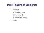 Direct Imaging of Exoplanets - slide 1