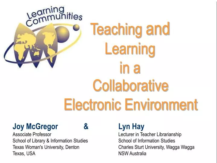teaching and learning in a