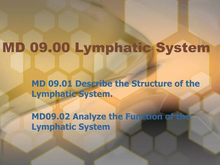 md 09 00 lymphatic system