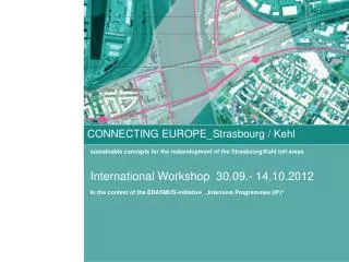 CONNECTING EUROPE_Strasbourg / Kehl